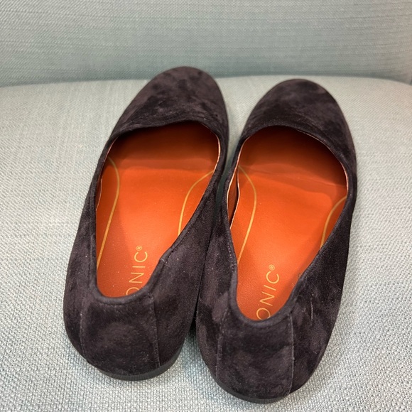 Vionic Willa slip on flat comfort orthotic loafer suede black womens size 7 GUC - Picture 3 of 10